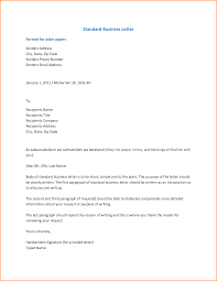 015 Formal Email Template Examples Business Letter Format