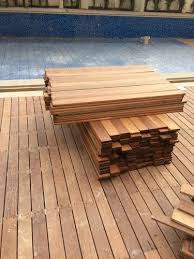 ipe wood polished wooden deck tiles