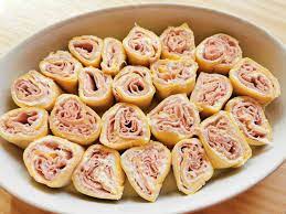 baked pasta roses with ham and cheese