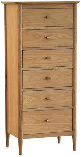 These tall chests are not only beautiful and practical but also durable and sturdy, crafted from quality wood. Ercol Teramo Oak 6 Drawer Tall Chest Cfs Furniture Uk