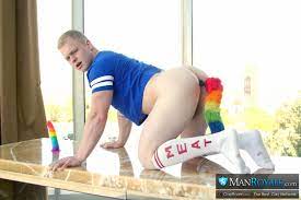 Leo Luckett Rides A Rainbow-Colored Dildo In Honor Of Gay Pride |  STR8UPGAYPORN