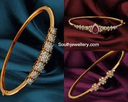 gold bangle designs by khazana
