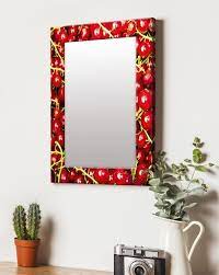 Buy Red Mirrors For Home Kitchen By