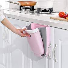 wall mounted kitchen trash can for