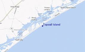 Topsail Island Golfvoorspellingen En Surfberichten Carolina