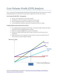 5 Cost Volume Profit Cvp Analysis