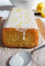 Lemon Loaf Cake With Icing gambar png