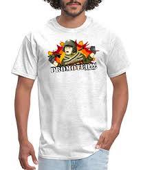 Spreadshirt Hank Jed Promoted Mens T Shirt M Light Heather Grey