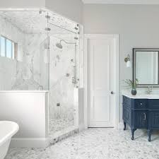 Some large walk in showers may also include a vanity table and chair. Photos Hgtv