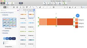 Draw Divided Bar Chart Conceptdraw Helpdesk
