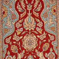 turkish woven silk hereke carpet