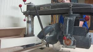 make large cuts on the radial arm saw