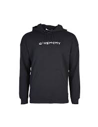Givenchy Embroidered Logo Hoodie Man Mycompanero Com Couleur Presta Noir Taille L