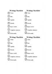 Editing Checklist for Elementary or Special Education students by     Pinterest