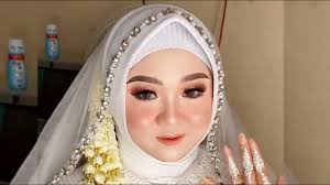 tutorial makeup wedding muslim modern