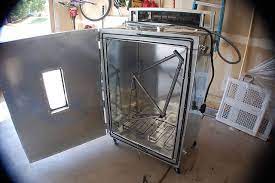 Diy powder coating oven build from an old electric oven and an office cabinet. Diy Home Powder Coating Oven Powder Coating Oven Diy Powder Coating Powder Coating Diy