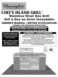 charmglow chef s island grill