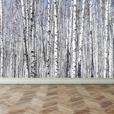 Wall Mural White Birch Trees L And