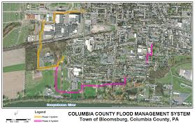 Town Of Bloomsburg Pa Floodwall Expansion Project Status