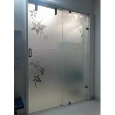 hinged toughened glass door rs 170