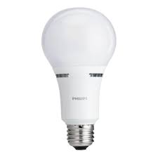 Philips 40 Watt 60 Watt 100 Watt Equivalent A21 Energy Saving 3 Way Led Light Bulb Soft White 2700k