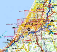 The cheapest way to get from biarritz to bayonne costs only 2€, and the quickest way takes just 9 mins. Bayonne Ign City Map Nostromoweb