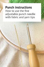 adjule punch needle tutorial