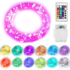 Venhoo Multi Color Changing Led String Lights Dimmable 16ft