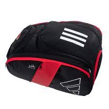 racket bag multigame black red adidas