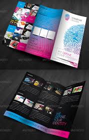 Creative Tri Fold Brochure Design Templates Entheos