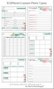 Weekly Lesson Plan Template With Standards Elementary