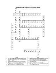 chapter 5 crossword puzzle worksheet