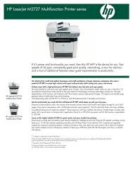 Hp laserjet m1522nf printer full feature software and driver download support windows. Hp Laserjet M2727 Multifunction Printer Scanner Driver