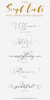 These are the top 50 selling fonts from all of myfonts in the last month. Free Script Fonts With Multiple Glyph Styles