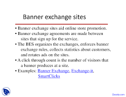 banner exchange e commerce lecture