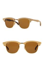 Ray Ban 51mm Wood Clubmaster Sunglasses Nordstrom Rack