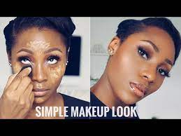 simple neutral makeup look ft deck of