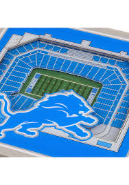 Detroit Lions 3d Stadium View Coaster 6860437