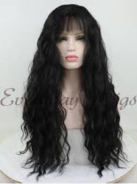 Get a stylish look with our quality long & real human hair wigs, available for black womens & kids also. Black Synthetic Lace Front Wigs Black Wigs