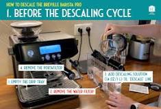 What does descale mean on Breville?