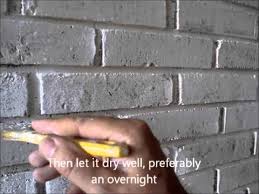 How To Paint Whitewash Brick Wall