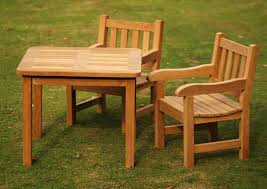 Wooden Garden Patio Dining Table