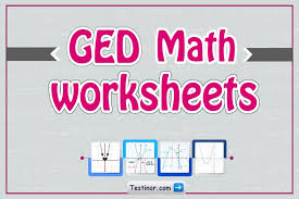 Ged Math Worksheets Free Printable