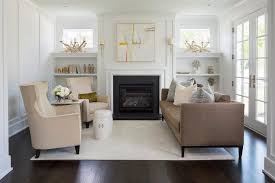 Fireplace With Built In Shelves Below