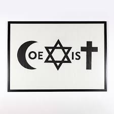 In other words, coexist stickers may imply a desire for global love. Original Coexist Poster Auschwitz Jewish Center