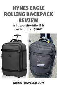 hynes eagle 42l rolling backpack review