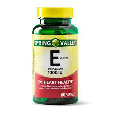 Antioxidants help to protect all of the cells in your body against damage from free radicals produced by many beauty brands use vitamin e in their formulations to protect skin cells from damage and promote good health. Spring Valley Vitamin E Vitamins Supplements 1 Softgel 60 Ct From Walmart Accuweather Shop