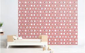Pink Sheep Nursery Wallpaper Girls