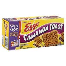 eggo cinnamon toast frozen mini waffles