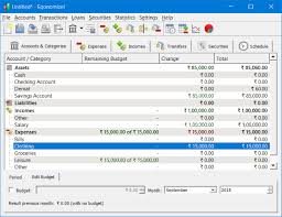 Eqonomize Personal Accounting Software For Windows 10